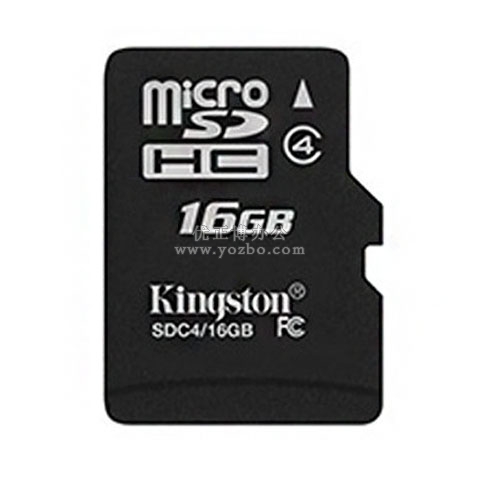 金士頓(Kingston)16GB Class4 TF(Micro SD)存儲卡