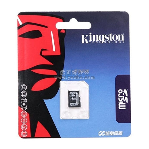 金士頓（Kingston）4GB Class4 TF(Micro SD)存儲卡