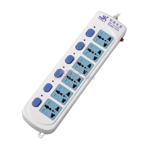 創雅插座排插 CY-9838六位3米 獨控過載保護