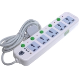 子彈頭 4.8米超長插座 總控 過載保護(hù) TS-026X