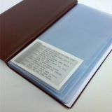 齊心名片冊A1556 硬皮商務(wù)名片夾 180枚