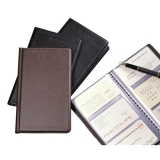 齊心名片冊A1557 硬皮商務(wù)名片夾 240枚