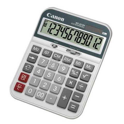 佳能WS-2212H計算器 太陽能財務計算機