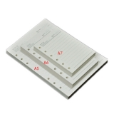 紅緣 6孔活頁芯 道林米黃色紙芯  100頁