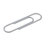 華勝鍍鎳回形針 3# 100枚/盒