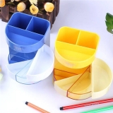 得力筆筒904四層多功能辦公筆筒