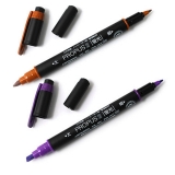 三菱熒光筆PUS-101T 粗細雙頭熒光筆