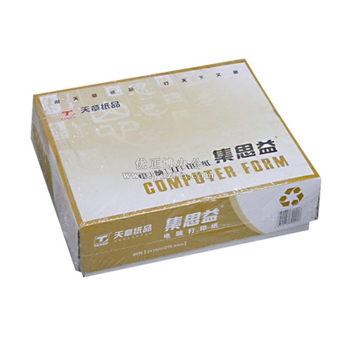 天章集思益電腦打印紙80列241*280mm (1000頁)