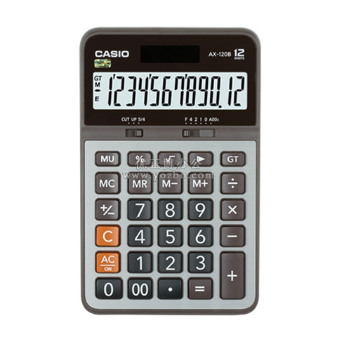 卡西歐(CASIO)12位數桌面型計算器 AX-120B