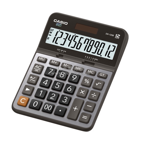 卡西歐(CASIO)12位數桌面型計算器 DX-120B
